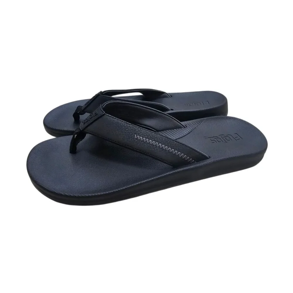 Flojos Men's Flip Flops Black 11
